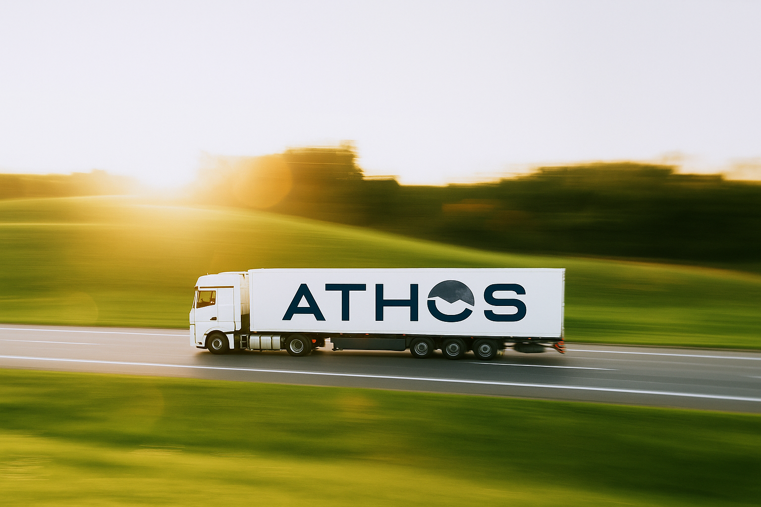 ATHOS truck on the road